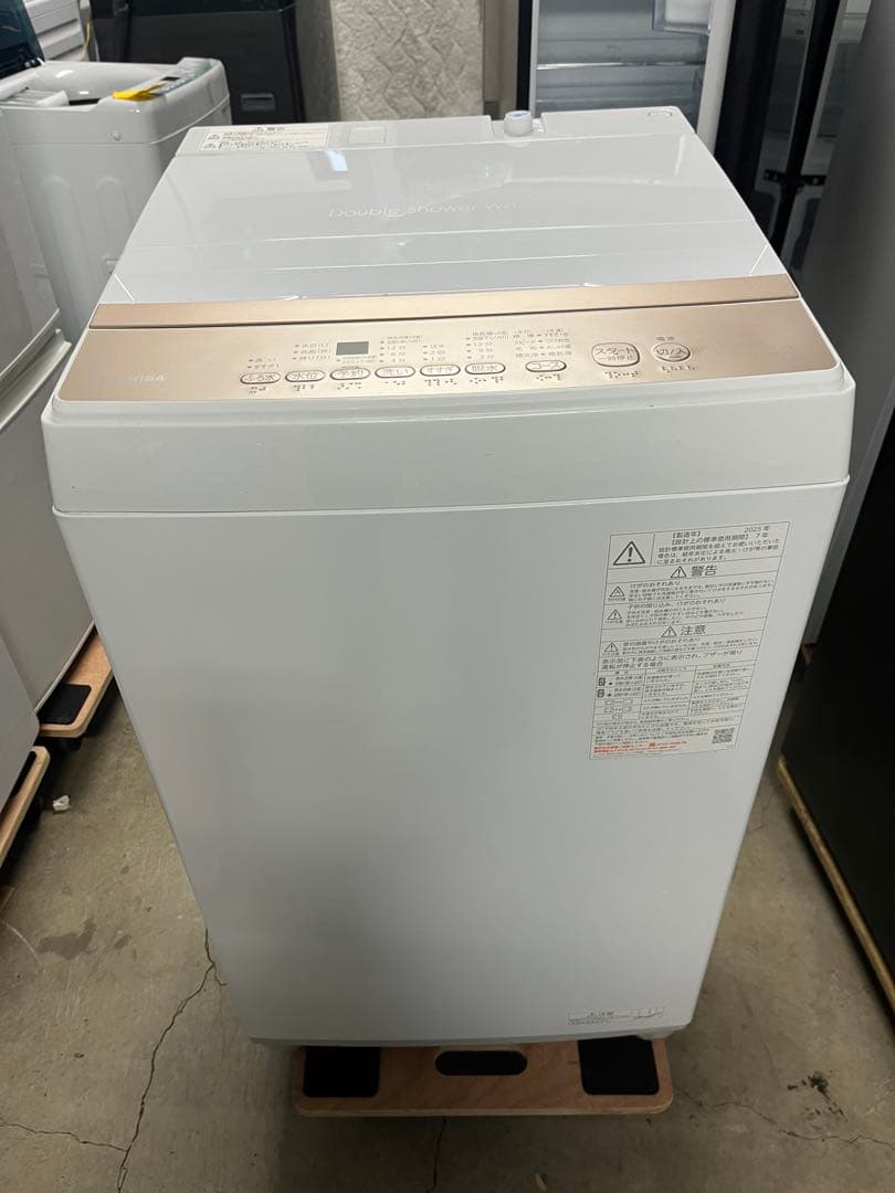 女性オーナー【2025年製】極美品 TOSHIBA 洗濯機 7kg T