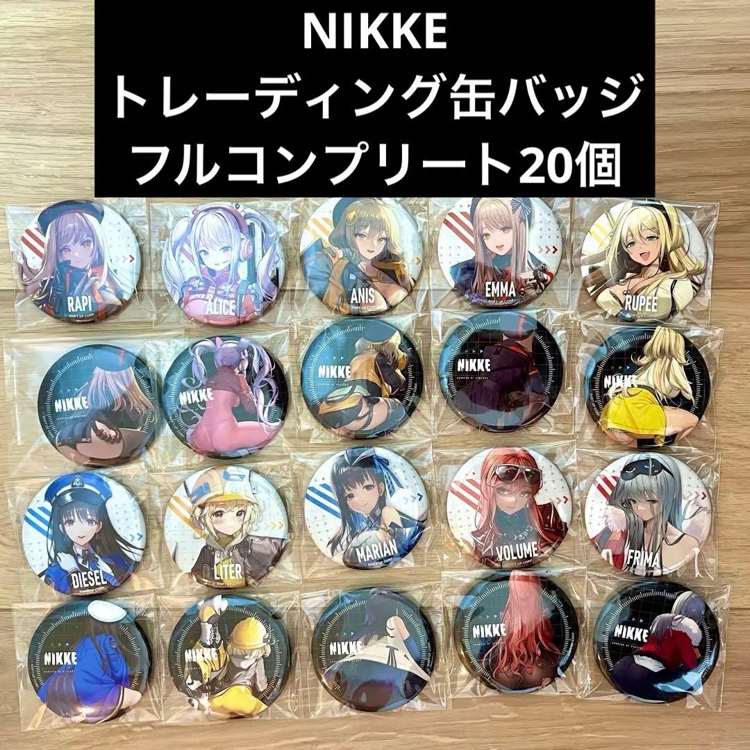 勝利の女神 NIKKE トレーディング 缶バッジ Vol.1 Vol.2 セット - メルカリ