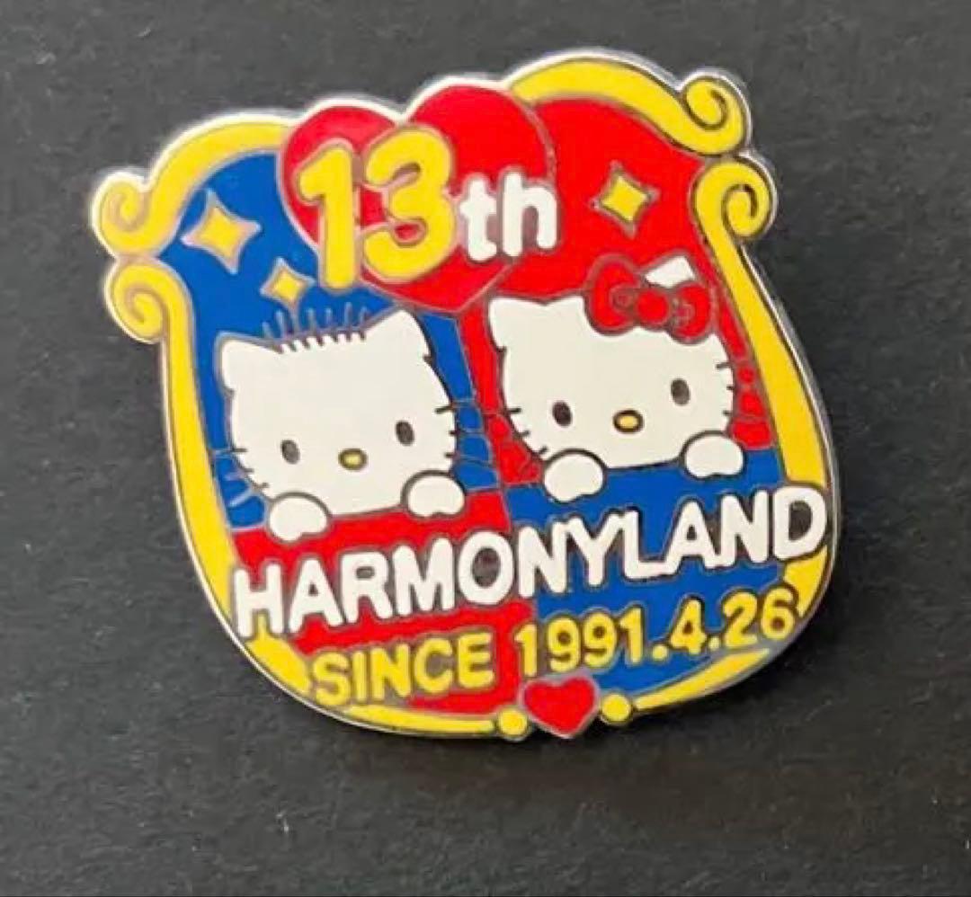 ご当地キティ 大分限定 かぼすキティ ハーモニーランド ピンバッジ3個