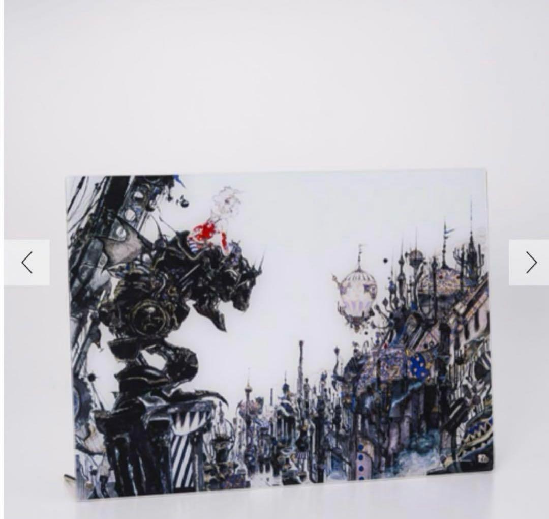 ファイナルファンタジーⅥ 天野喜孝　A3 アクリルプレート　街