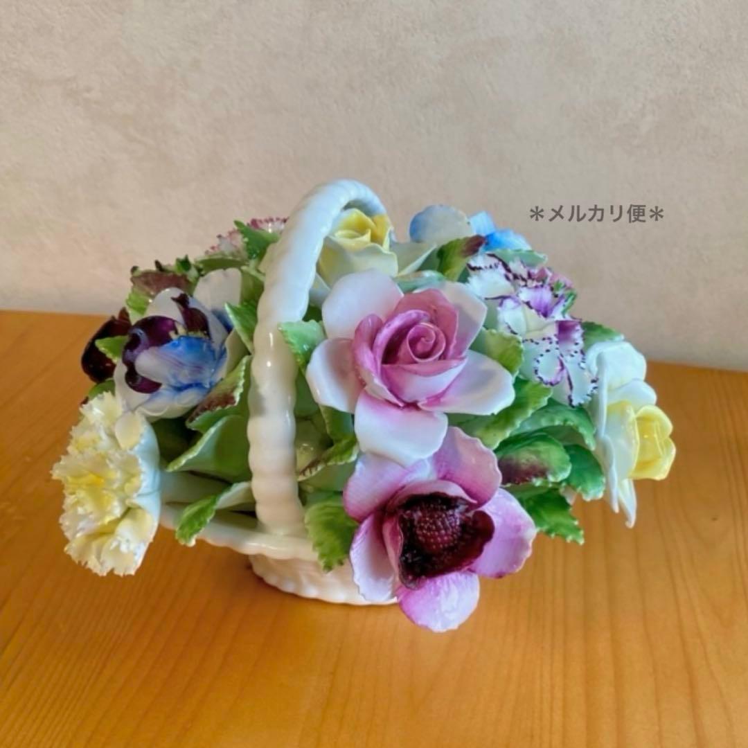   ロイヤルドルトン　陶花　飾り物　置物