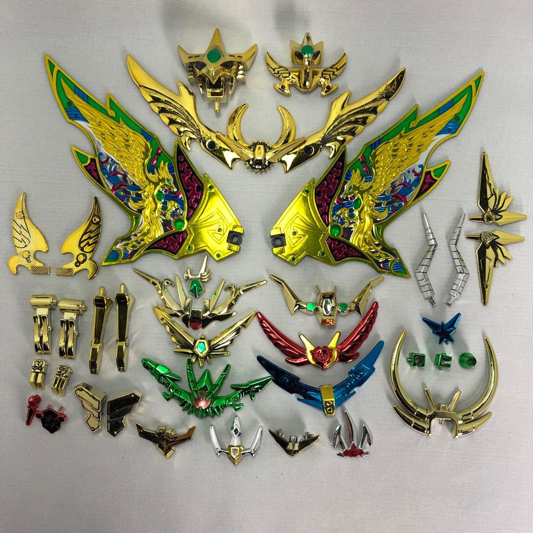 【当時品】SDガンダムBB戦士 超機動大将軍の輝羅鋼＋ジャンク部品