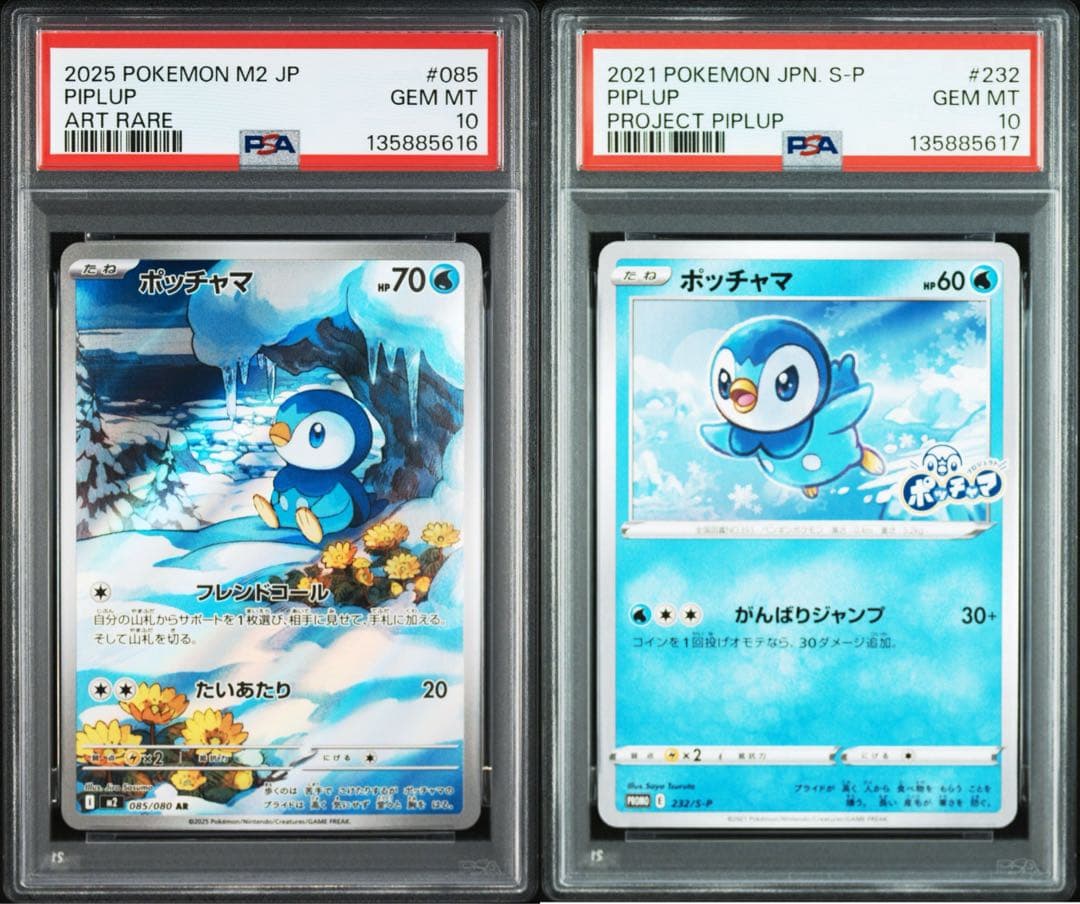ポッチャマar プロモ PSA10 連番 - メルカリ