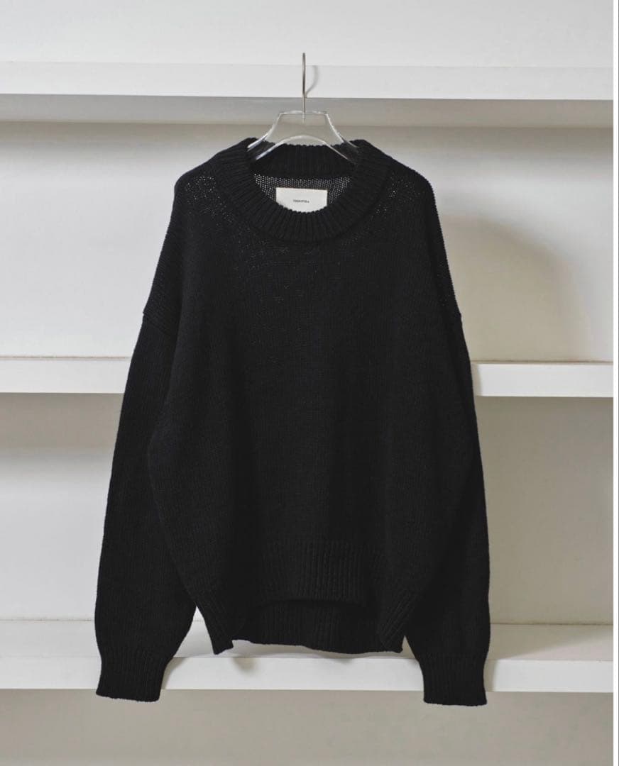 トップス todayful Roundhem Linen Knit