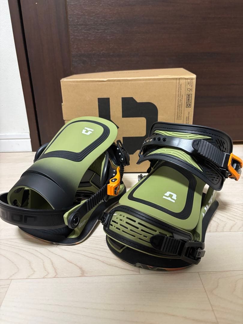 Union Ultra スノーボード ビンディング オリーブ