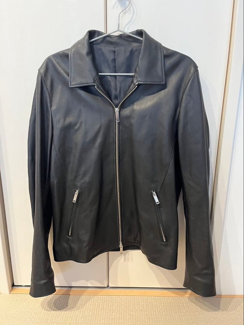 STUDIOUS レザージャケット　羊革 サイズ3 ブラック