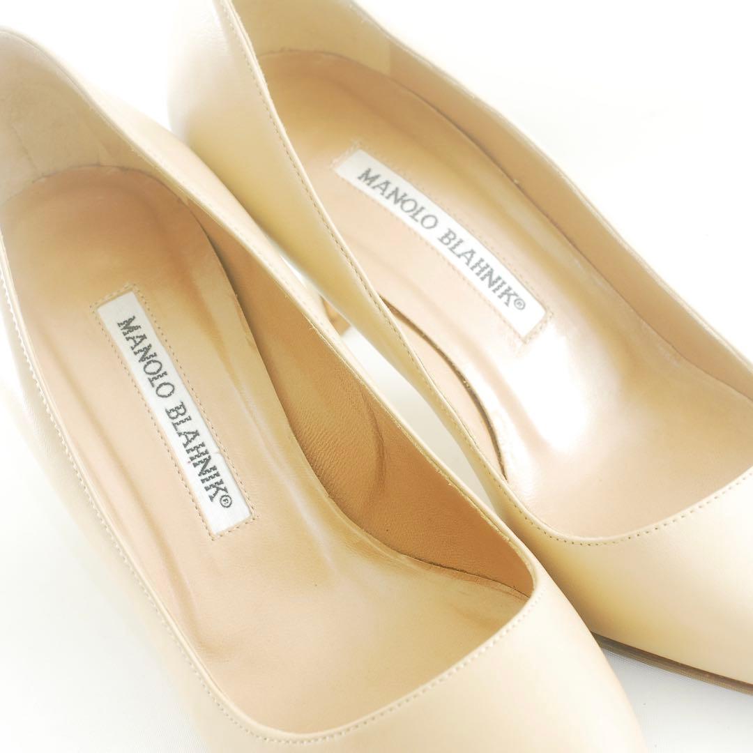 マノロブラニク＊MANOLO BLAHNIK＊22.5cm パンプス ヒール
