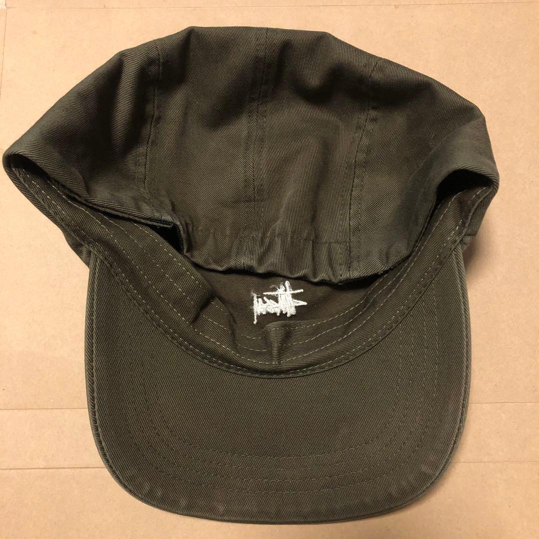 OLD STUSSY 5パネル キャップ ステューシー 紺タグ 90s オールド