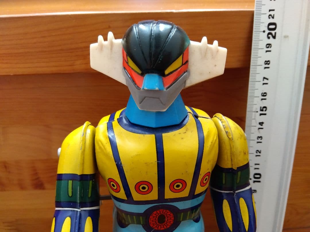 ●鋼鉄ジーグ タカラ ブリキ 当時物 ゼンマイ歩行 フィギュア ビンテージ