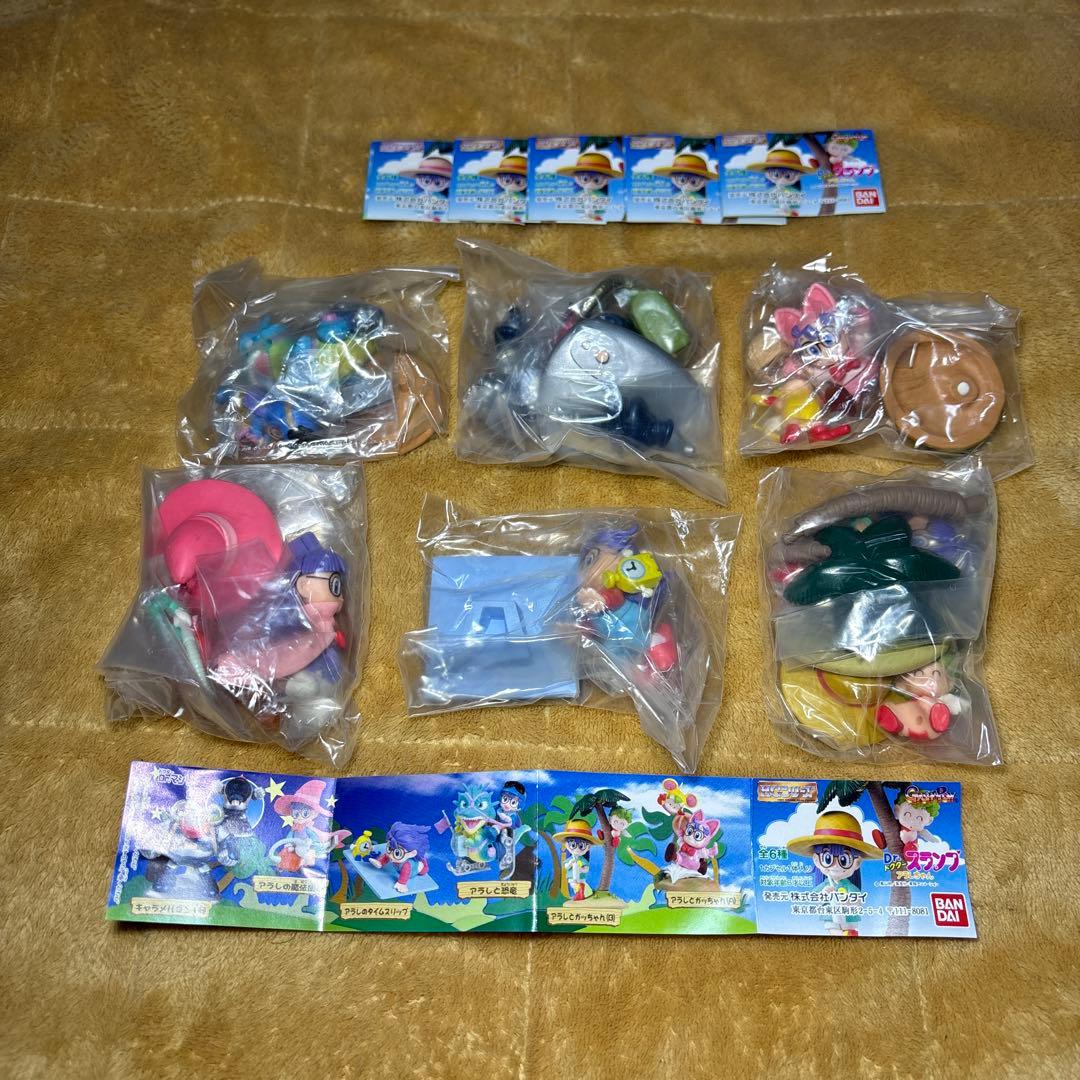 Dr.スランプ アラレちゃんHGシリーズ 全6種セット ブック6枚付き