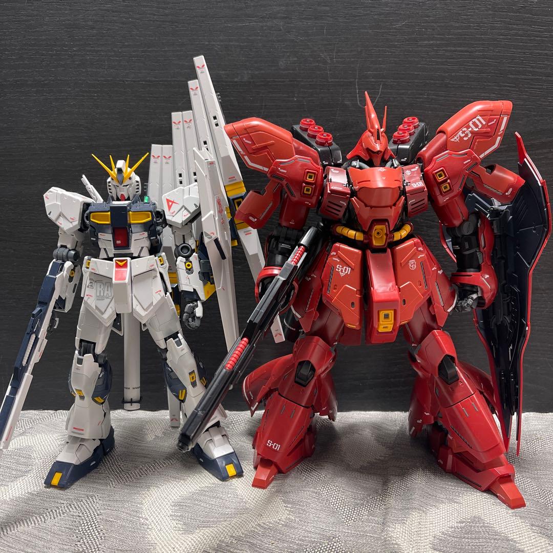 ガンプラ MGサザビーver.ka、MGニューガンダムver.kaセット - メルカリ