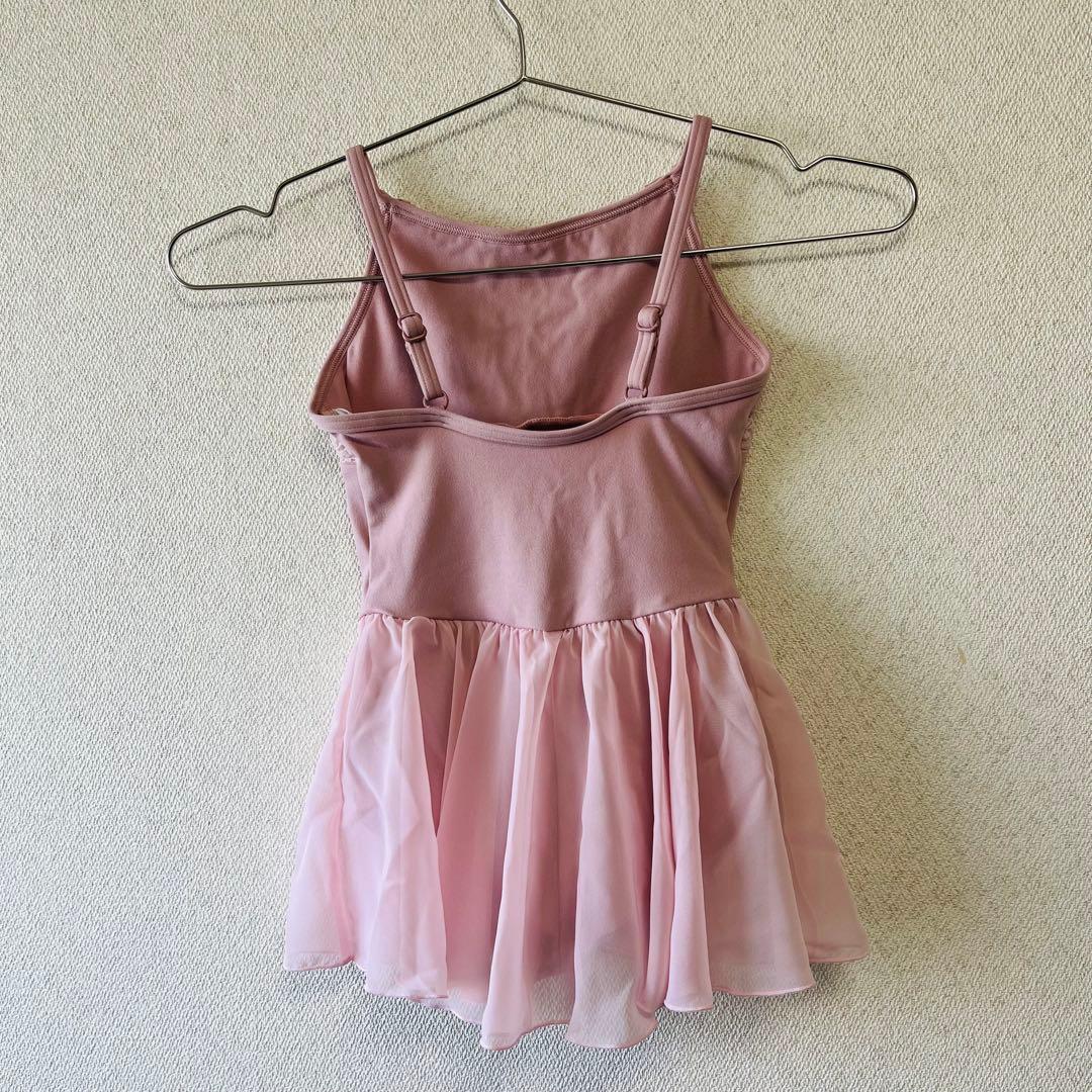 ♪チャコットピンクレース付きレオタード 130サイズ - メルカリ