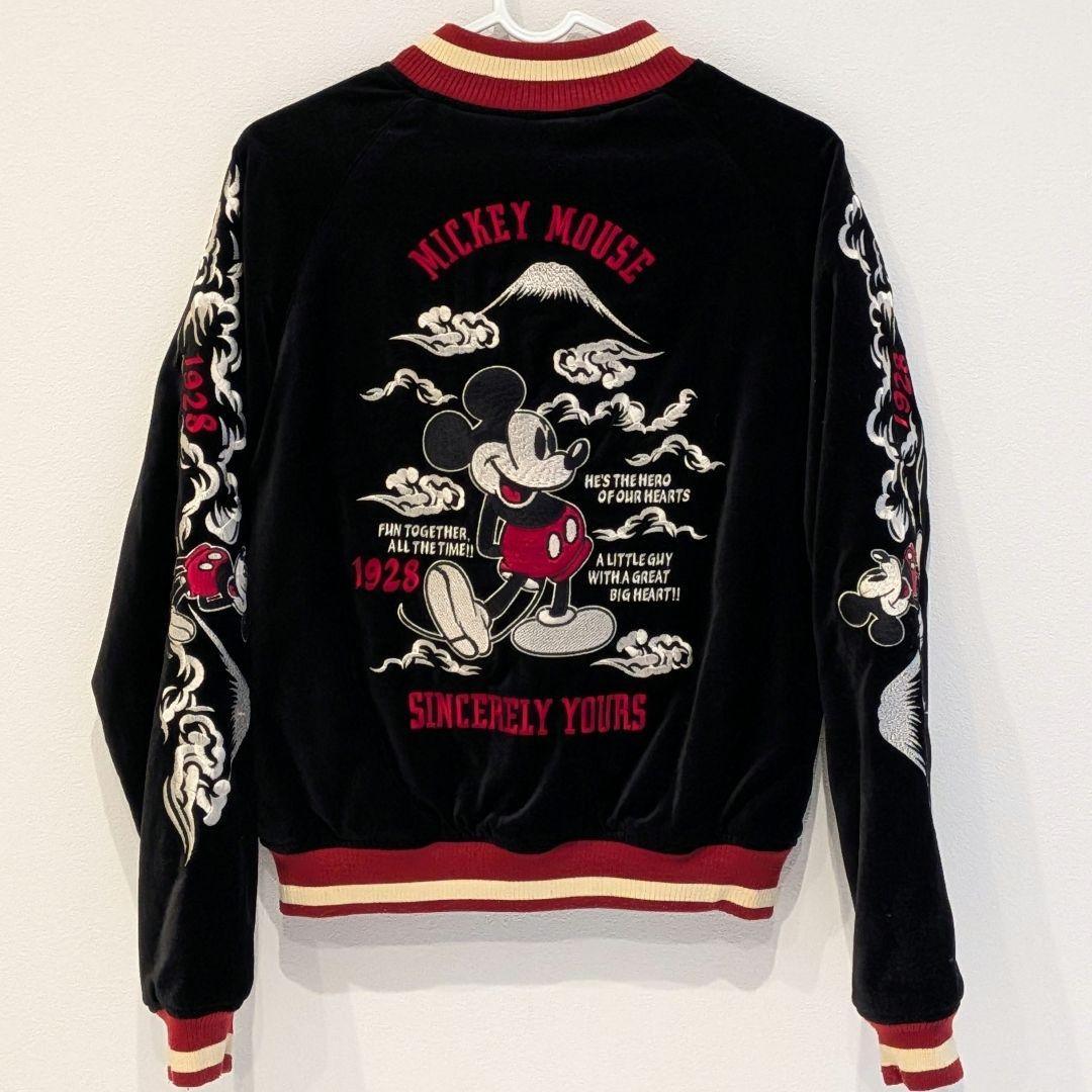 Disney ディズニー ミッキーマウス スカジャン リバーシブル - メルカリ