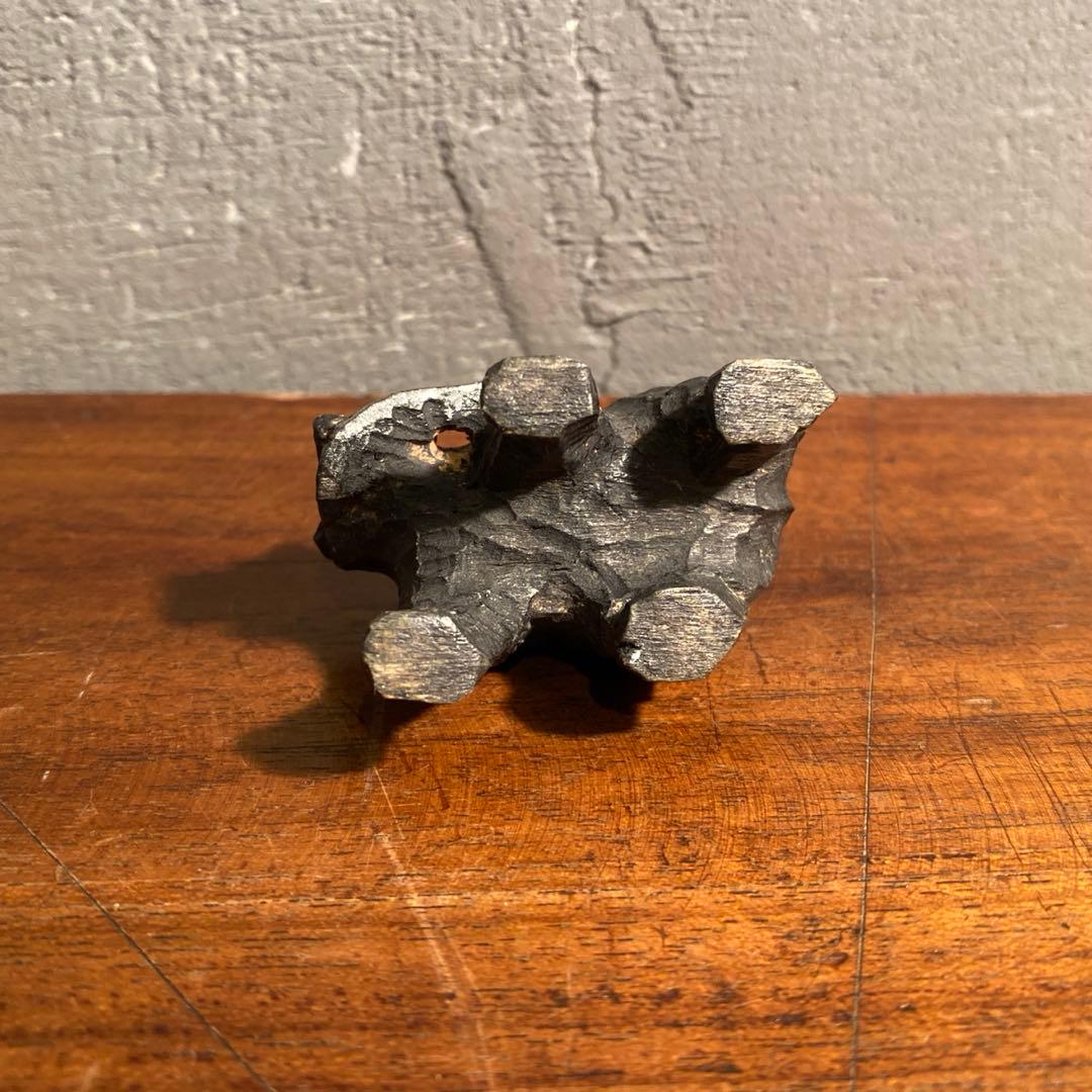 レトロ 北海道木彫りの熊 ミニチュア 4.5cm 置物オブジェ 伝統工芸