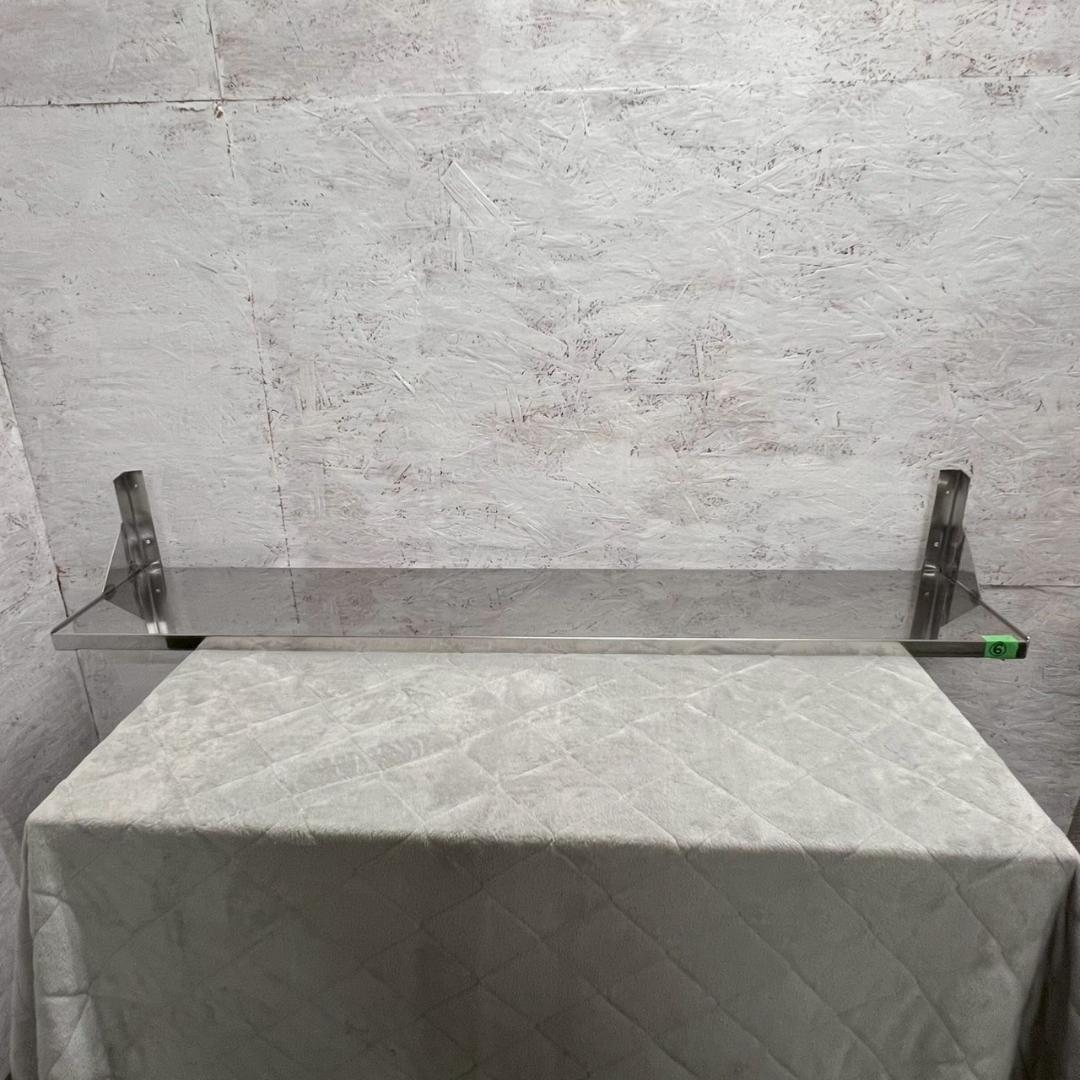 ステンレス製 平棚 吊棚 厨房用食器棚 W1640×D300 ⑥ Y1722