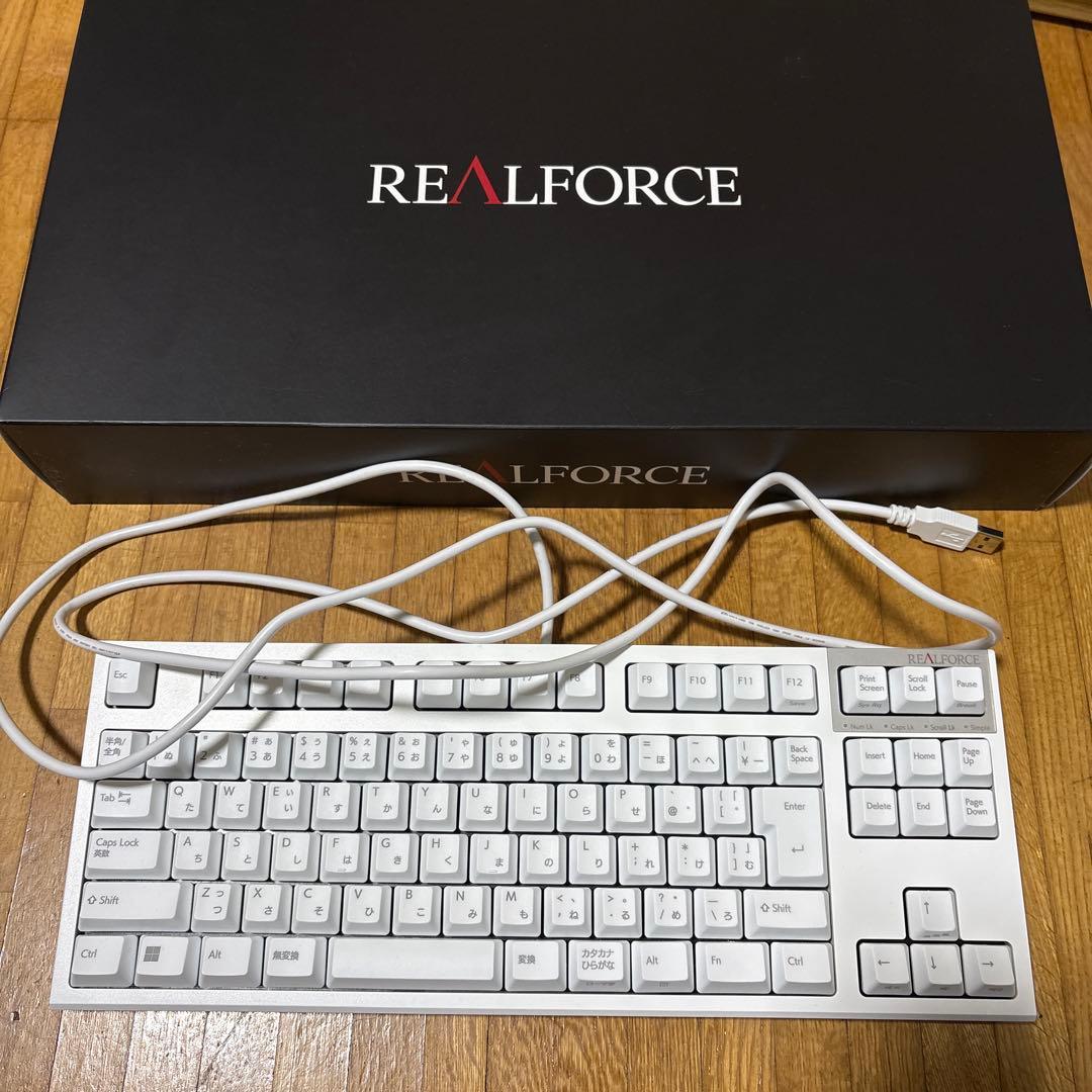 Topre 東プレ Realforce R3S ホワイト 45G 静音