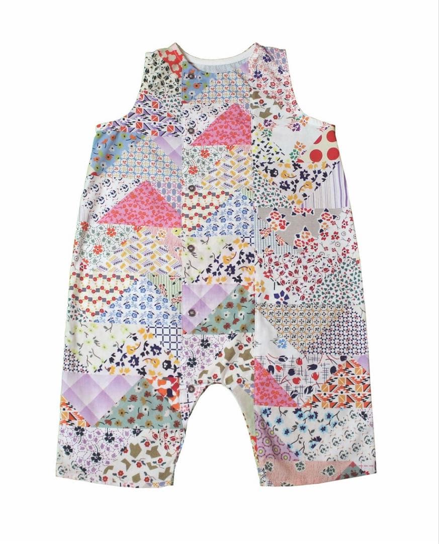 ロンパース・カバーオール yay for you The Andy-Faux quilt 2T