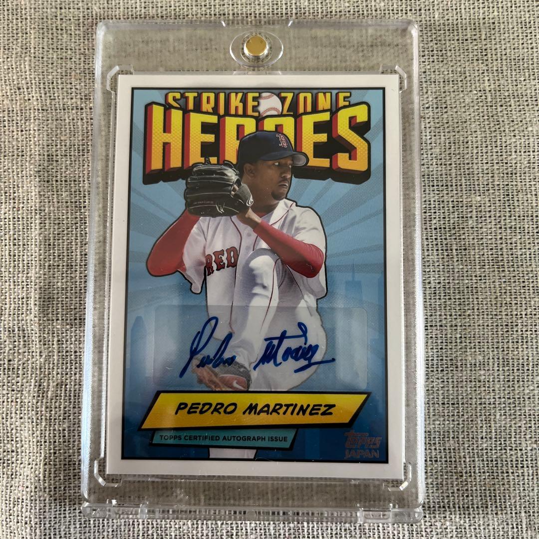 Topps Japan edition ペドロ・マルティネス サイン入りカード - メルカリ