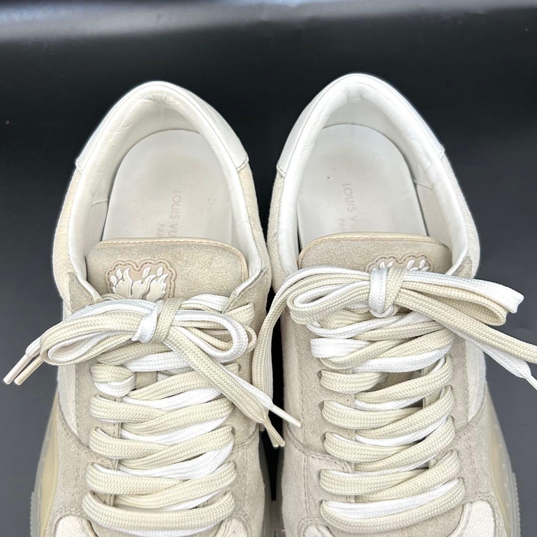 極美品】ルイヴィトン LVオリライン スニーカー メンズ ダミエ デニム