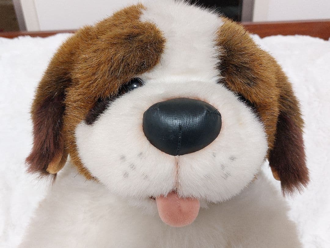 クリーニング済】セントバーナード ファースト社 レトロ ぬいぐるみ 犬