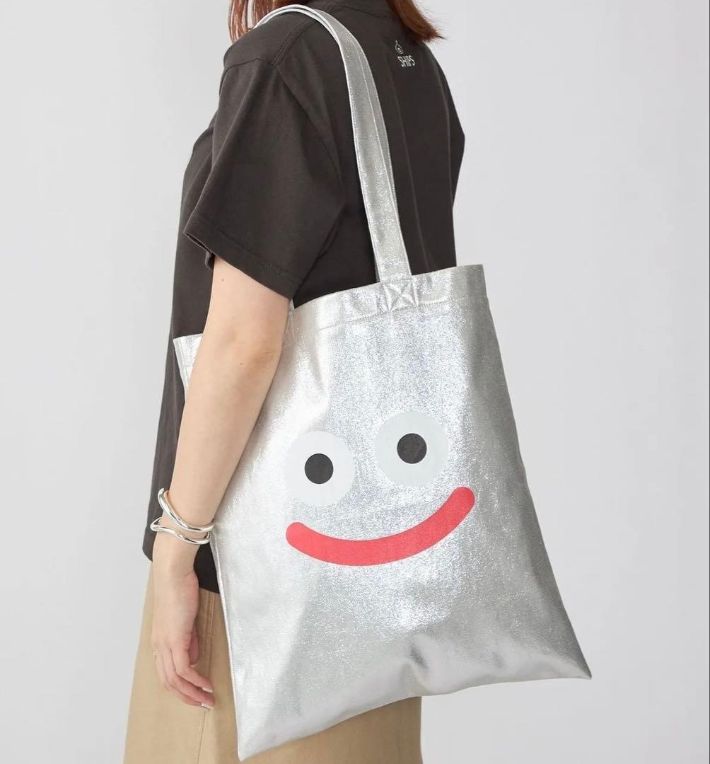 SHIPS ドラゴンクエスト　メタルスライム トートバッグ SHIPS x ドラゴンクエストVII❤メタルスライム❤トートバッグ(おまけ付