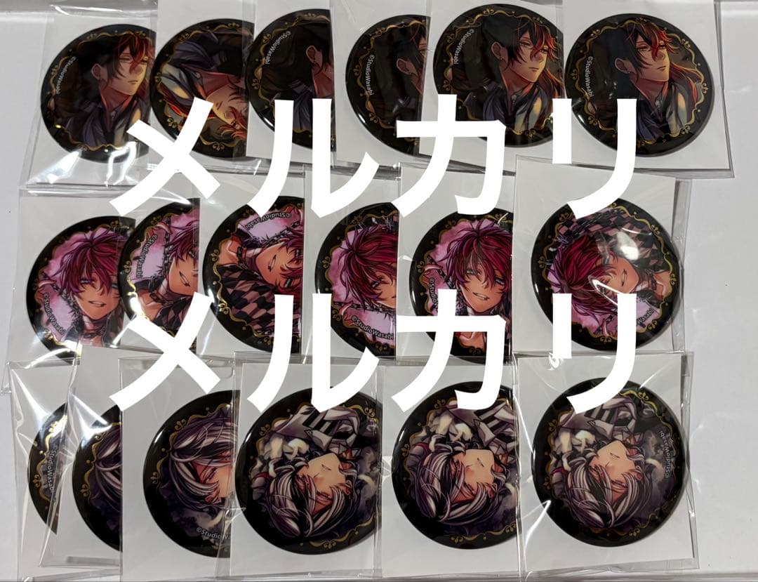 あくねこ ルカス ベリアン ラト 缶バッジセット - メルカリ