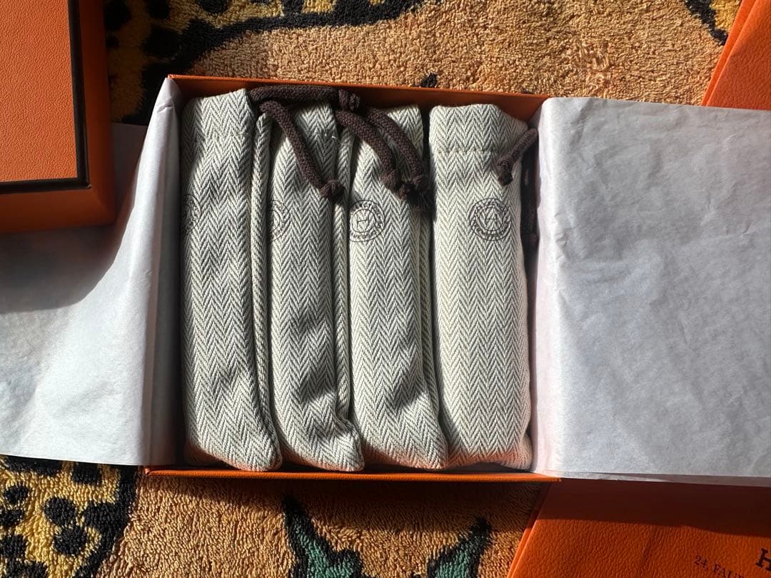 HERMES エルメス ミニ香水 4本セット 箱・袋・ショッパー付き　新品未使用