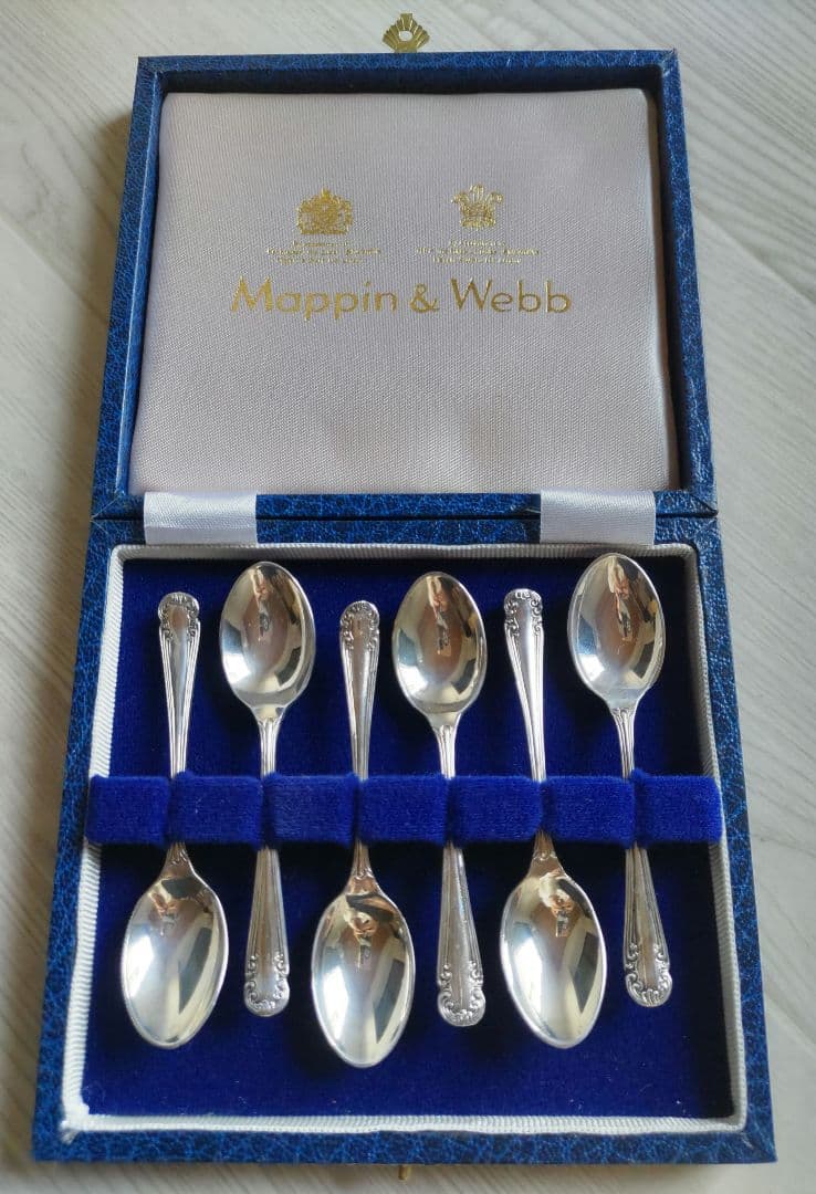 Mappin & Webb 銀製スプーンセット 6本 - メルカリ