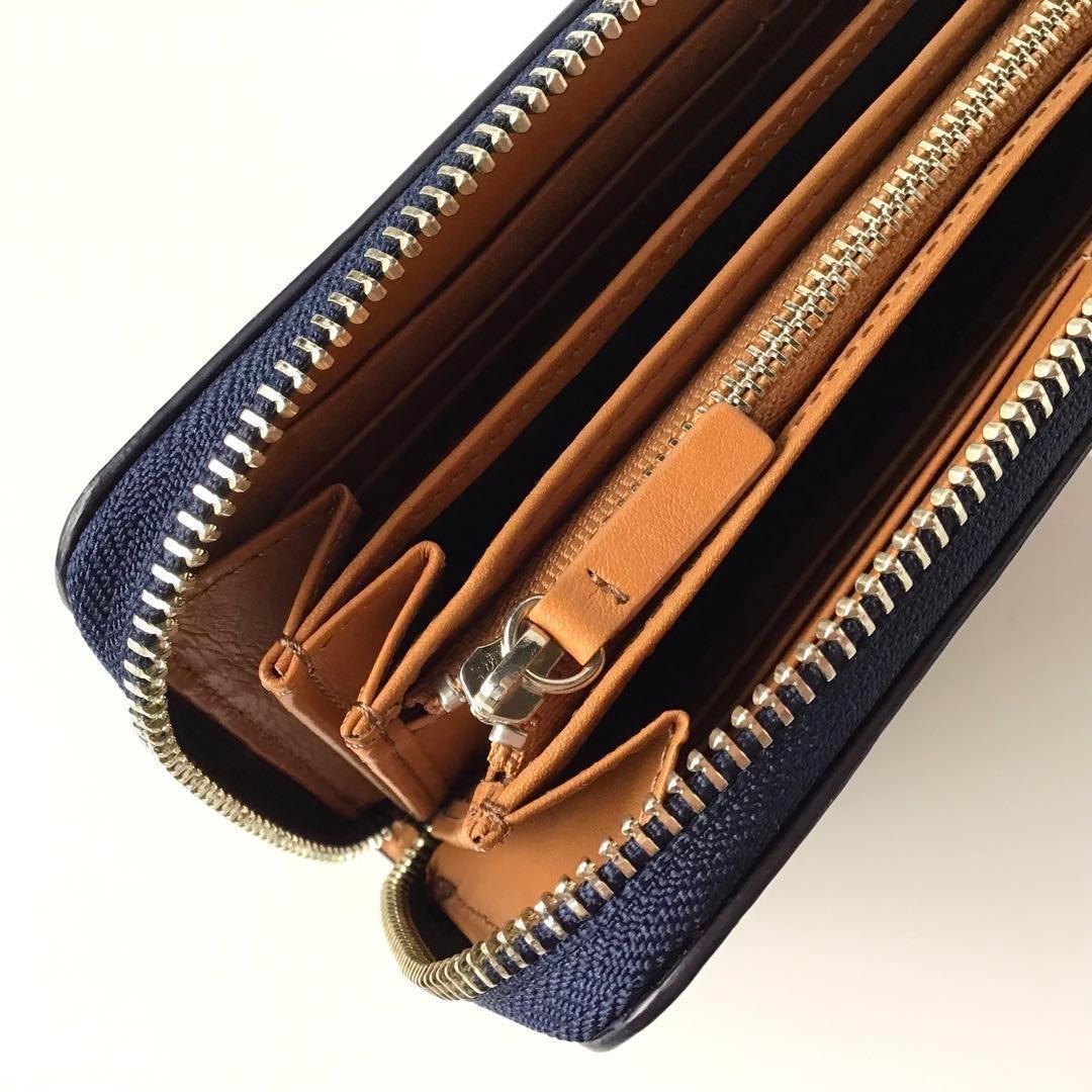 新品】ヴィヴィアン✨カラーステッチ ラウンドファスナー 長財布