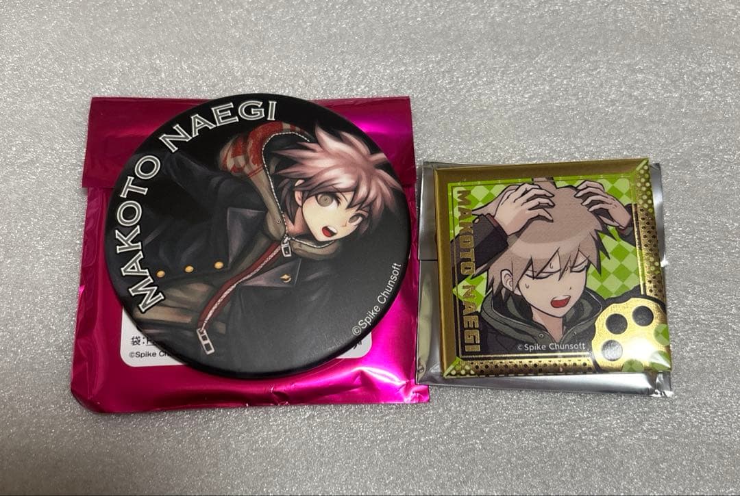 ダンガンロンパ 15周年記念展 スクエア缶バッジ 苗木誠 セット - メルカリ