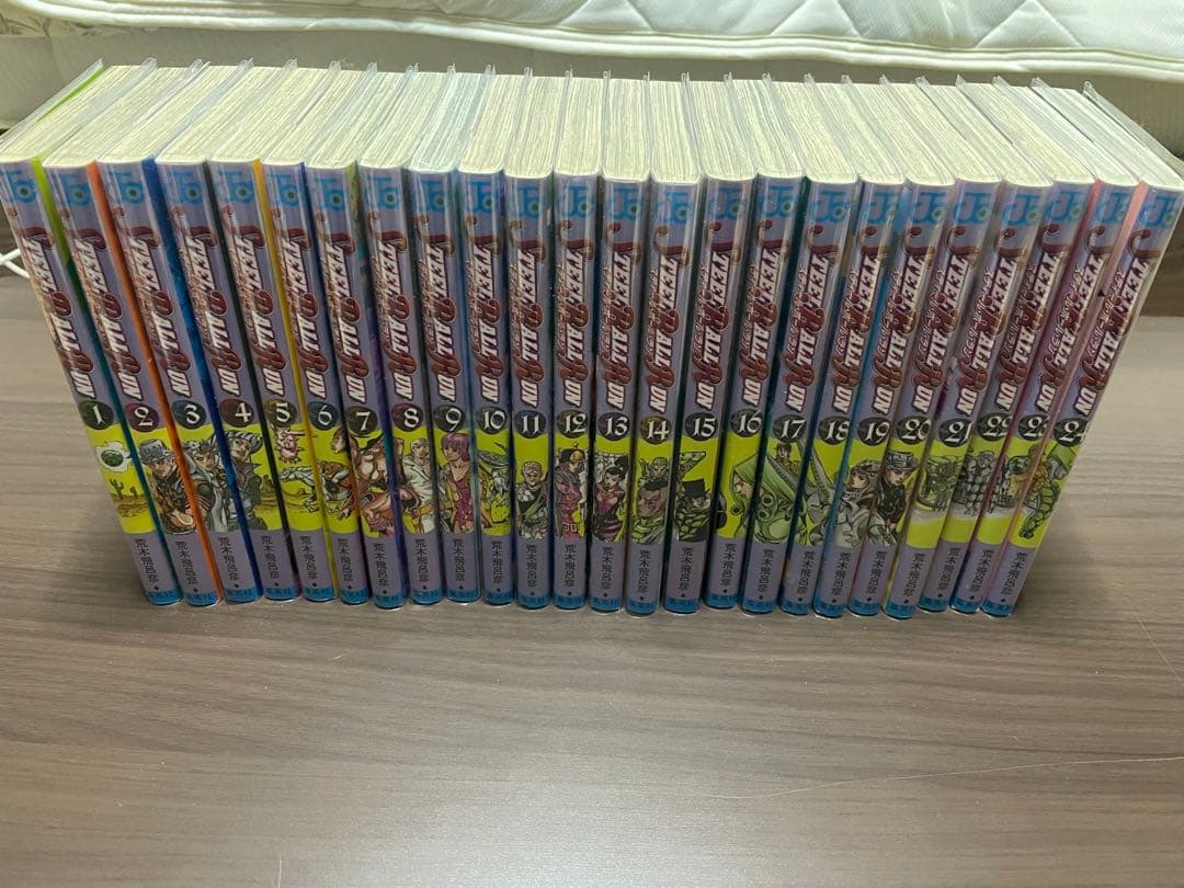 スティールボールラン　全巻セット　透明ブックカバー付き　1-24巻