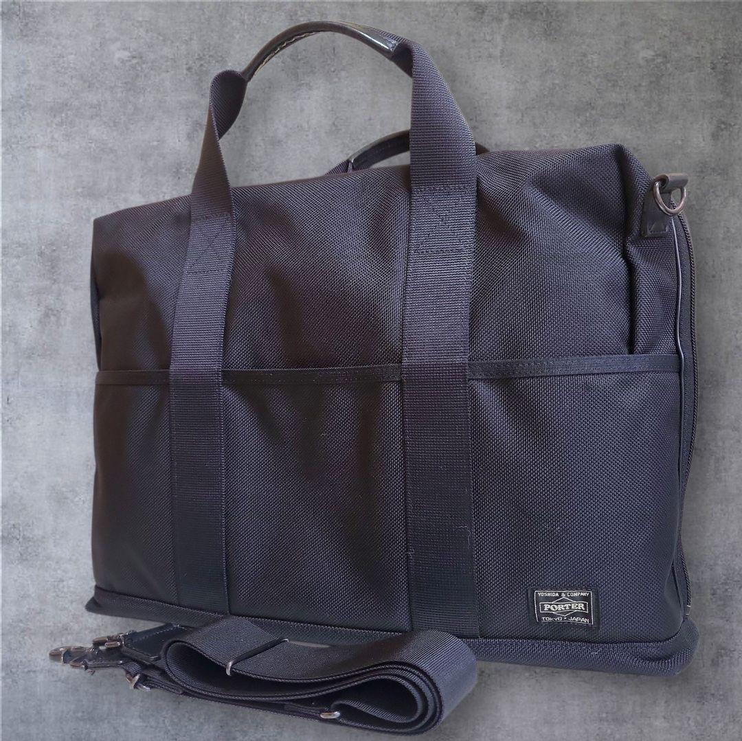 美品PORTERポーターステージ2WAYブリーフケースLビジネスバッグ吉田カバン