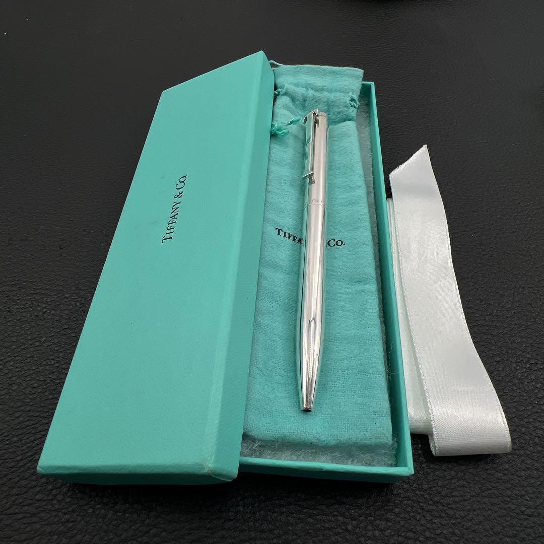 箱付Tiffany&Co ティファニー ボールペン エグゼクティブ Tクリップ