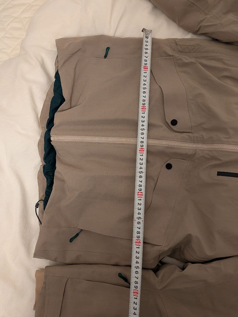 値下げ‼️SALOMON スノーボードジャケット L ベージュ セット - メルカリ