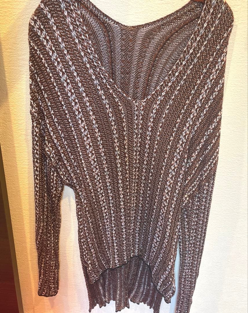 よっしー様　マメクロゴウチ　薄手ニット 中古・古着通販】mame kurogouchi (マメクロゴウチ) 薄手ニット