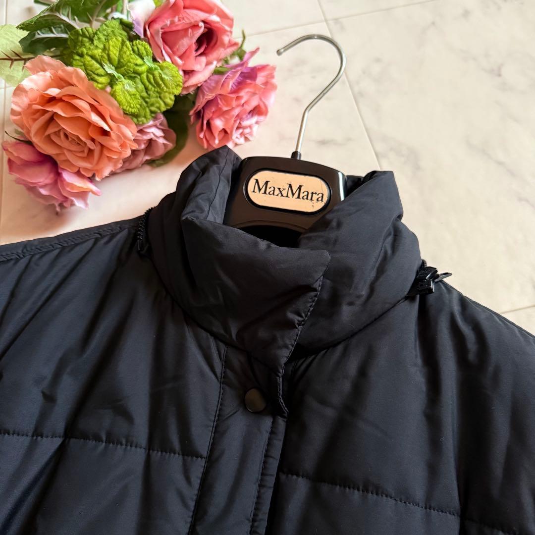 極美品☆2wayマックスマーラ Max&co スーパーロングパデットコート L