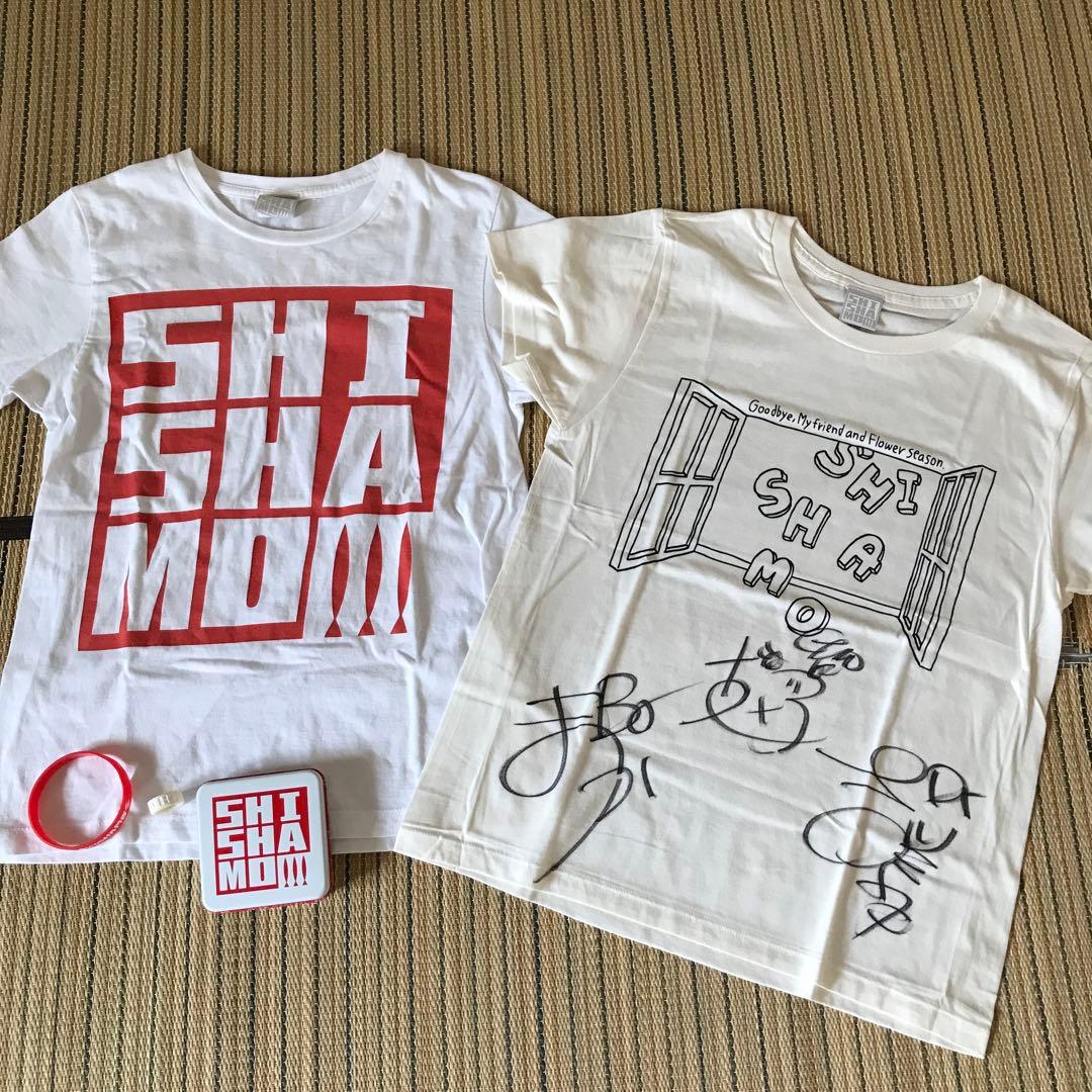 SHISHAMO Tシャツ サイン入り ラバーバンド ラバーリング グッズセット