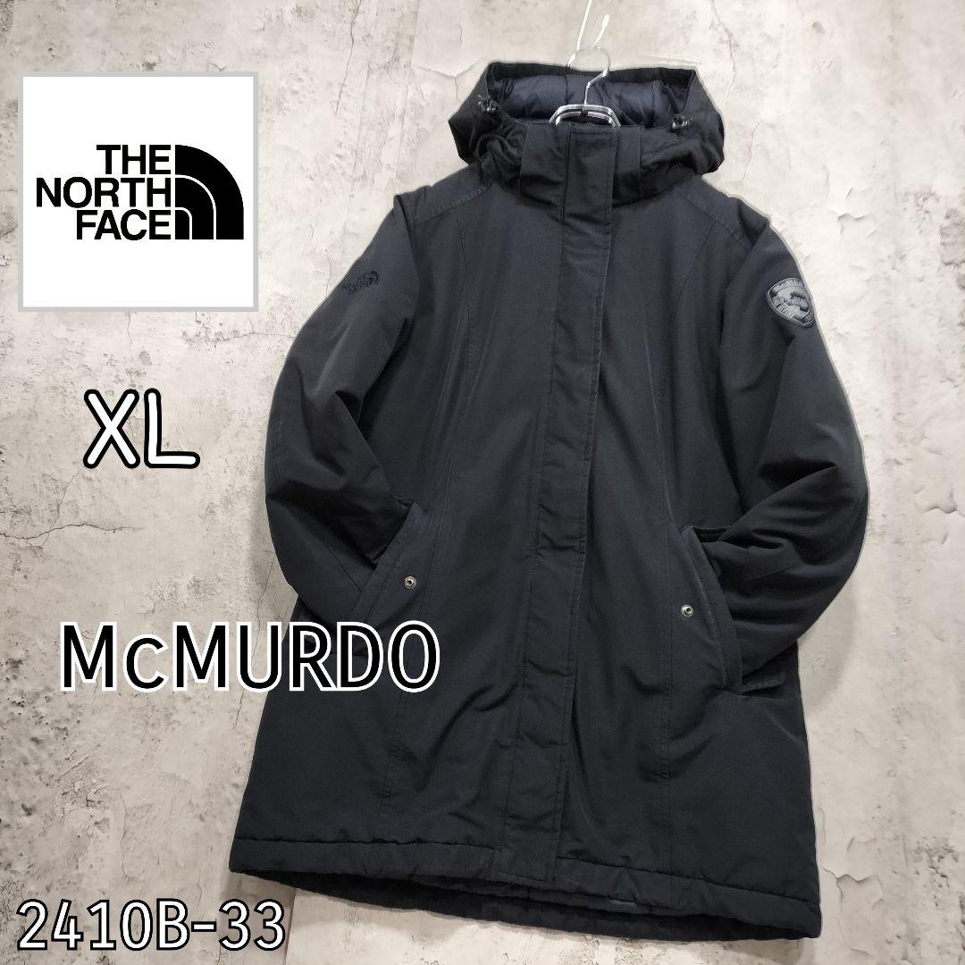 ★人気　ノースフェイス　マクマード　ダウンジャケット　ブラック　レディース　XL ノースフェイス マクマード ダウンジャケット レディースS ロング
