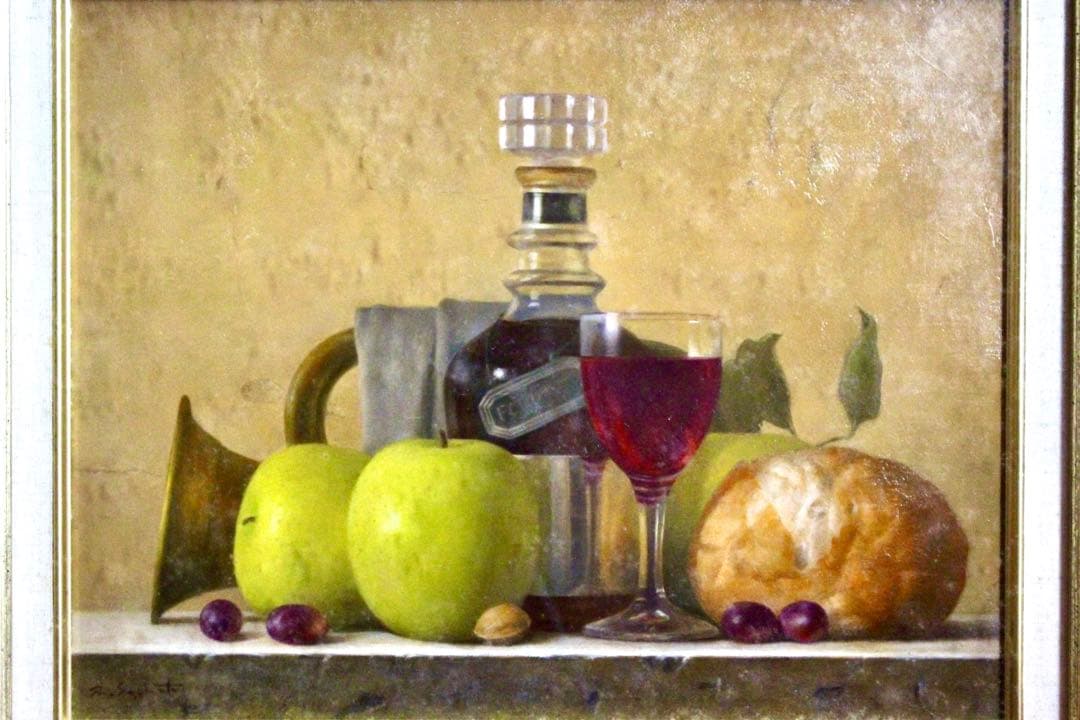 こころの風景コレクション【杉本雅士　グラスのある静物】60％お値引き！！