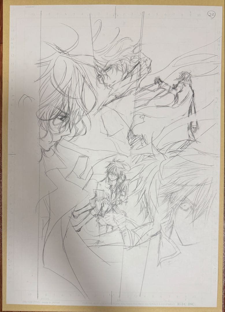 ヴァンパイア騎士　原画展　直筆　原稿下絵　④ ヴァンパイア騎士 原画展 樋野まつり 直筆 原稿下絵｜Yahoo!フリマ（旧