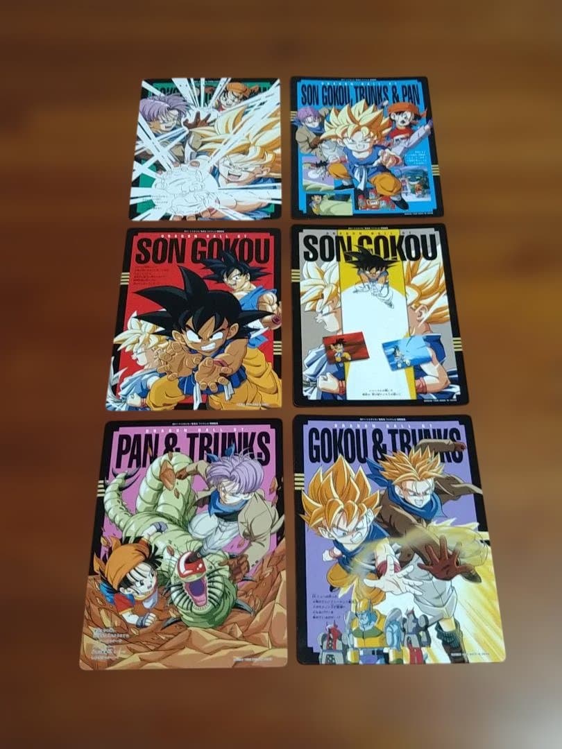 d*7様 ドラゴンボール GT ジャンボカードダス フルコンプ6枚セット