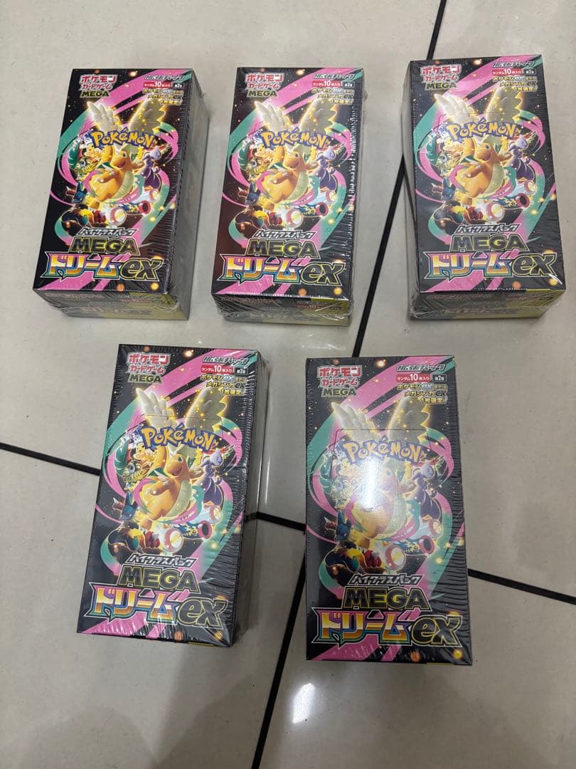 ポケモンカードメガドリームEX 5箱セット