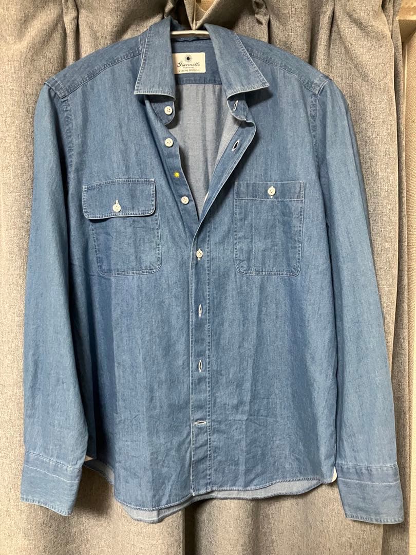 T*A様 ジャンネット　デニム調　シャツ　40