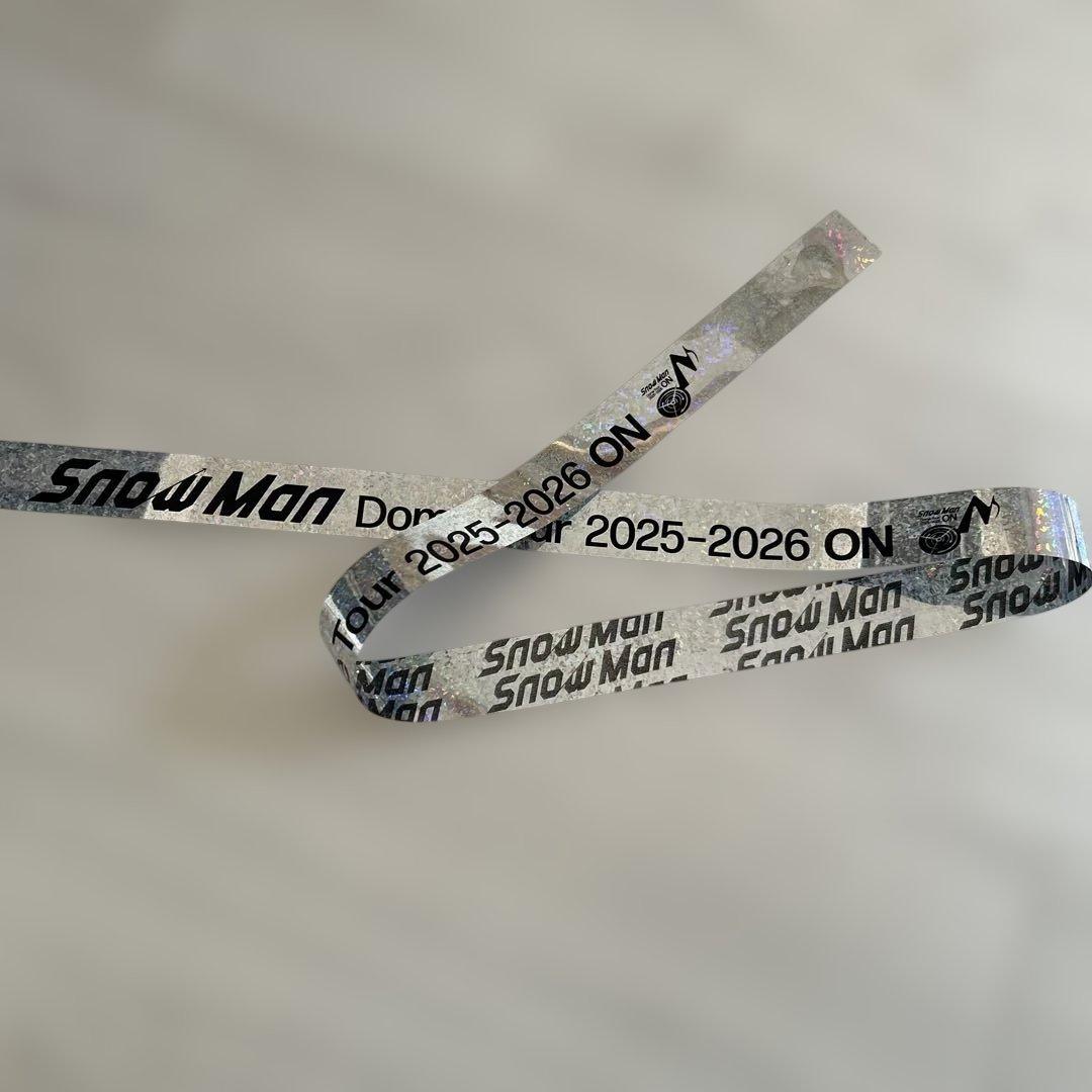 SnowMan LIVE TOUR 2025-2026 ON 銀テープフル1本 - メルカリ