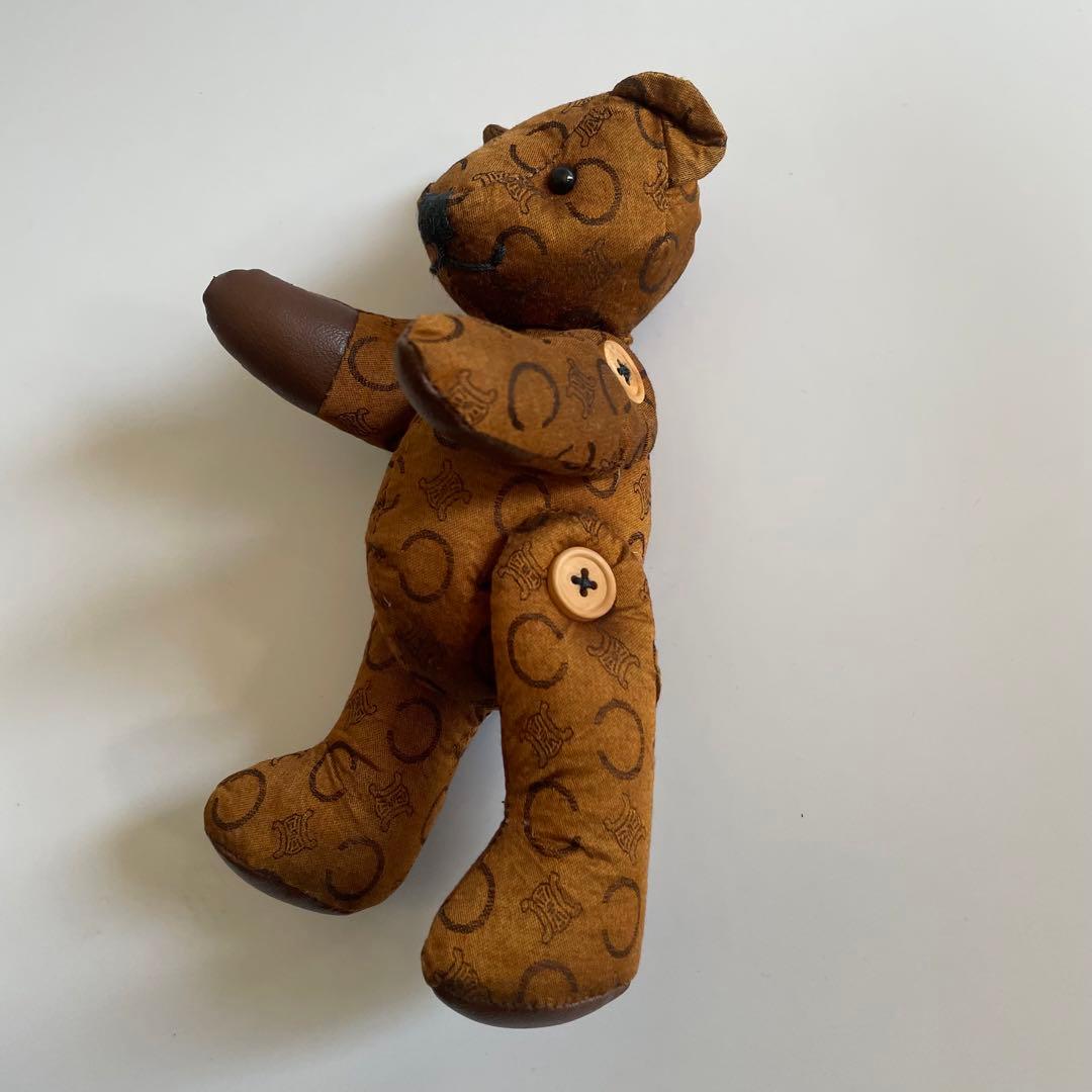 CELINE セリーヌ Cマカダム テディベア くま ぬいぐるみ - メルカリ