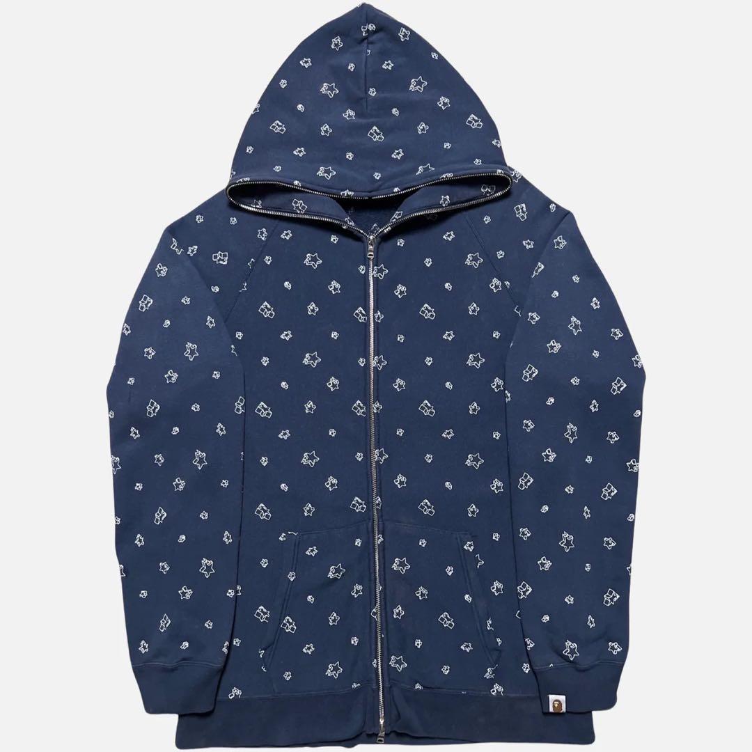 00s a bathing ape ジップパーカー
