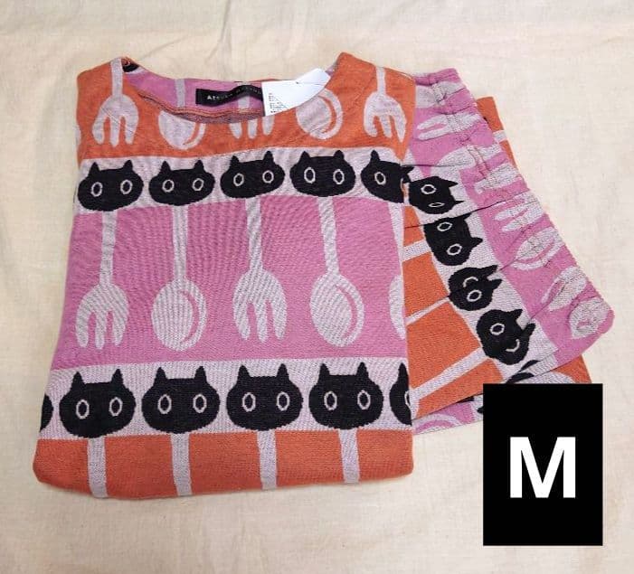 新品タグ付き マタノアツコ パジャマ ルームウェア スプーン M