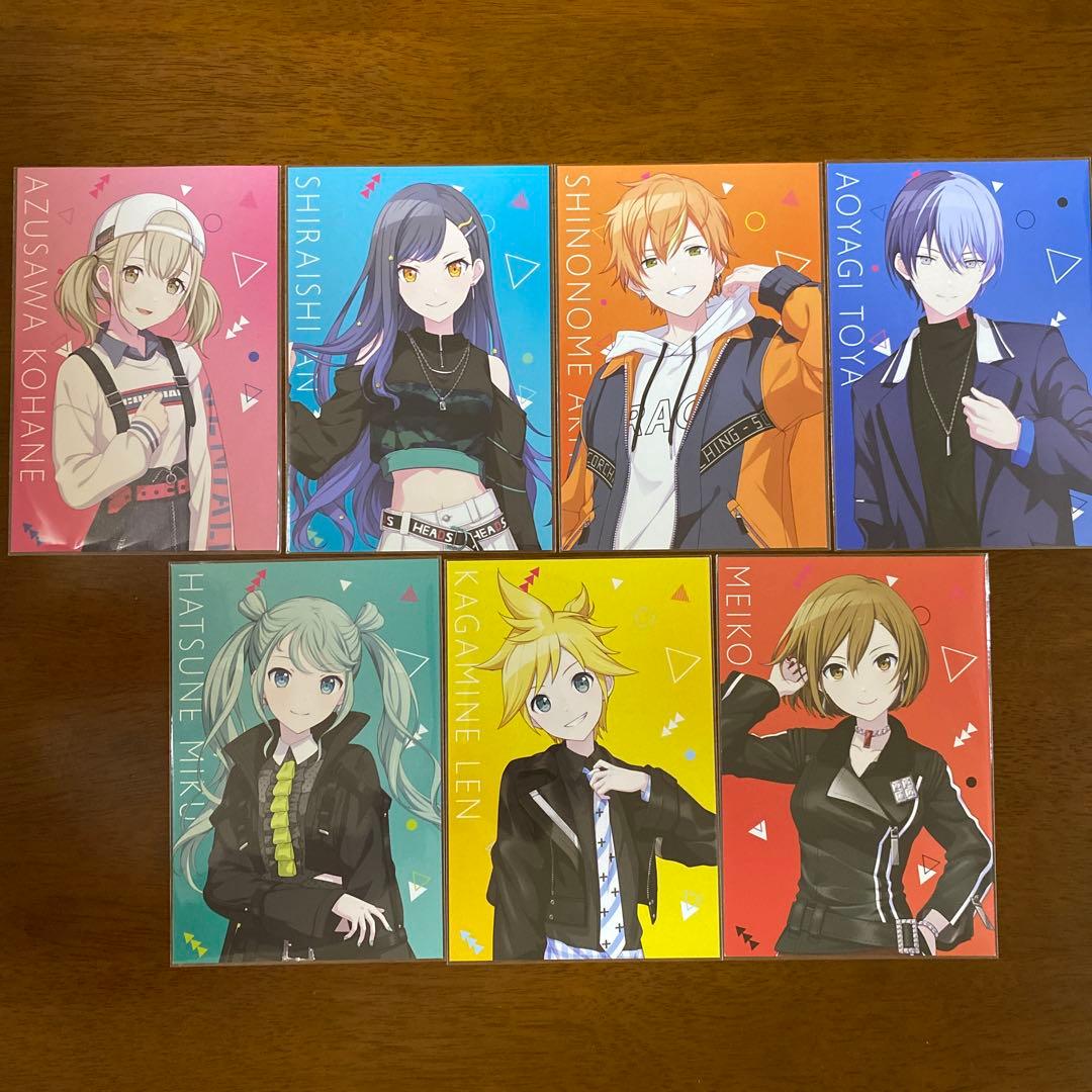 プロセカビビバス小豆沢こはね白石杏東雲彰人青柳冬弥特典ポストカード