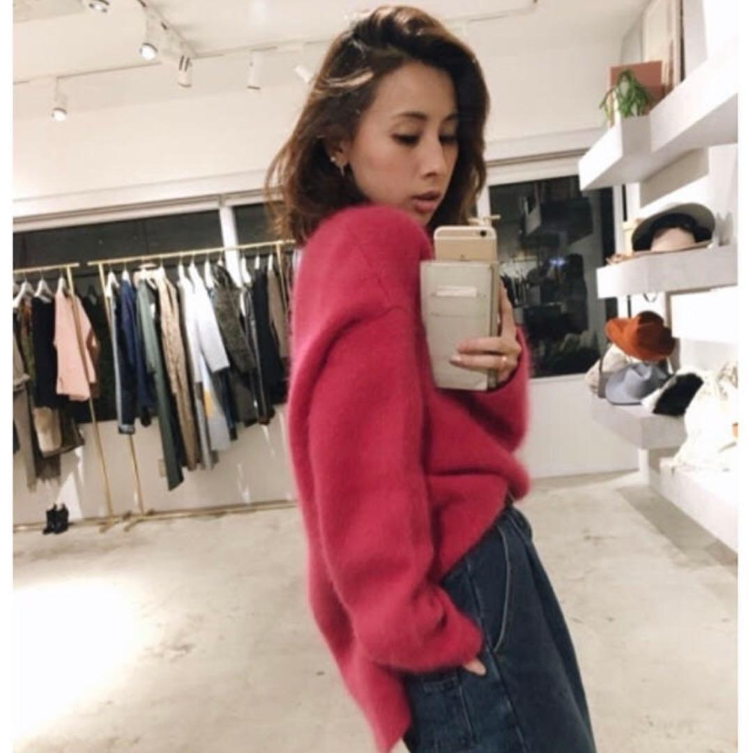 Ameri★ANGORA COLOR KNIT Ameri（アメリ）の「POPPING COLOR ANGORA KNIT（ニット/セーター
