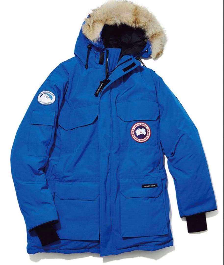   青 ダウンジャケット　お値下げ中！